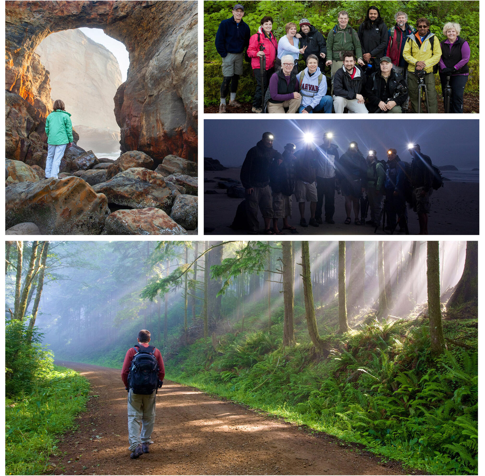 Workshop participants and sense of community Having fun in the forest, coast, and desert